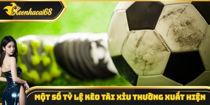 Những tỷ lệ kèo tài xỉu phổ biến nhất tại keonhacai